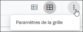 Plus d'options